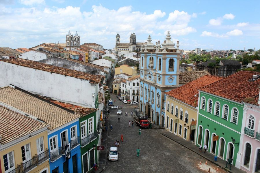 Pelourinho é um bairro e centro histórico e cultural da cidade de Salvador Declarado Patrimônio